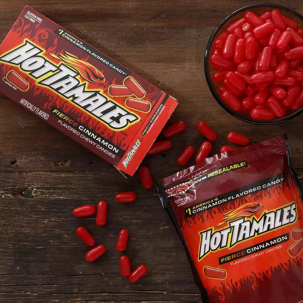 HOT TAMALES on display